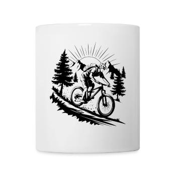 MTB Mountainbike - Tasse - Weiß - Vorne