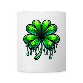 Four-leaf clover - Mug - white - Front