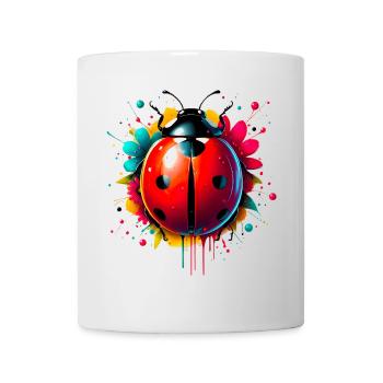 Marienkäfer - Tasse - Weiß - Vorne