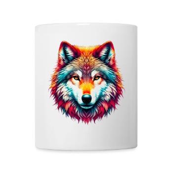 Loup - Mug blanc - blanc - Devant