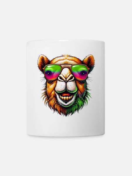 Kamel - Tasse - Weiß