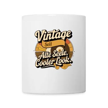 Retro Vintage Geburtsjahr personalisierte Geschen - Tasse - Weiß - Vorne