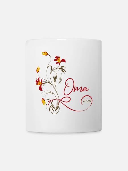 Oma 2025 - Tasse - Weiß