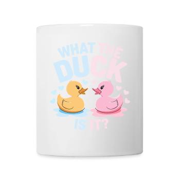 Qu’est-ce que c’est que le canard - Mug blanc - blanc - Devant