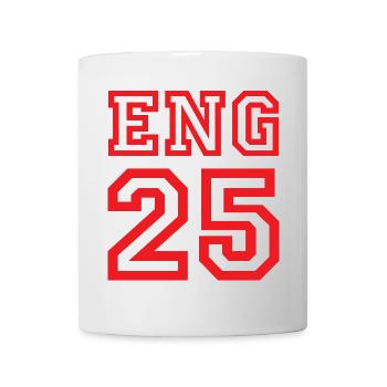 ENGLAND 2025 - Tasse - Weiß - Vorne