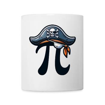 Pirate Pi Day Pirate Motif Math Fans Teacher - Mug - white - Front