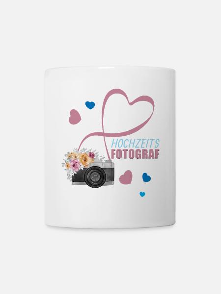 Hochzeitsfotograf - Tasse - Weiß