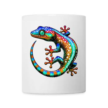 Gecko - Tasse - Weiß - Vorne