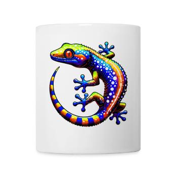 Gecko - Mug blanc - blanc - Devant