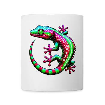 Gecko - Mug blanc - blanc - Devant