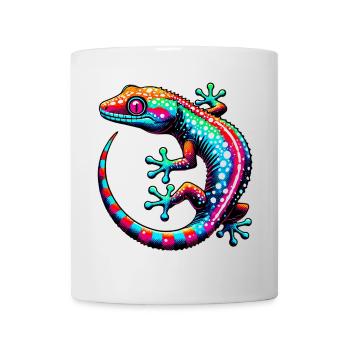 Gecko - Tasse - Weiß - Vorne