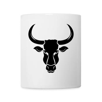 Taureau - Mug blanc - blanc - Devant