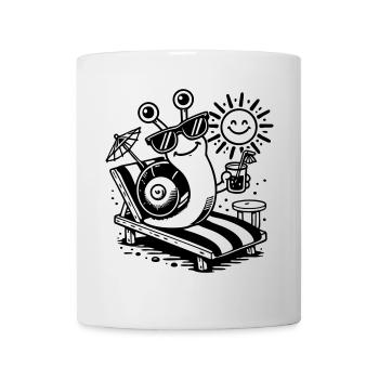 Snail - Mug blanc - blanc - Devant