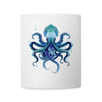 Squid – Mystical deep-sea creature - Mug - white - Front