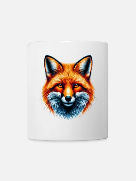 Fuchs - Tasse - Weiß