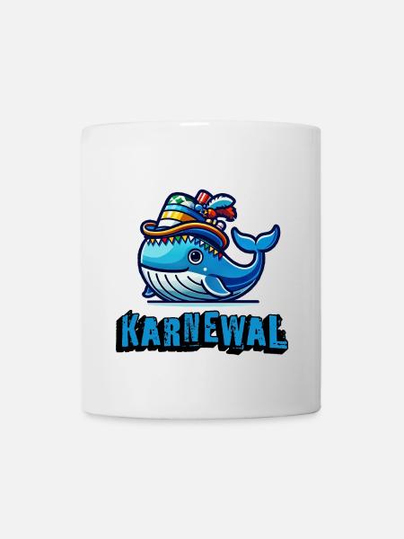 Sur la route dans le carnaval en tant que carnaval - Mug blanc - blanc