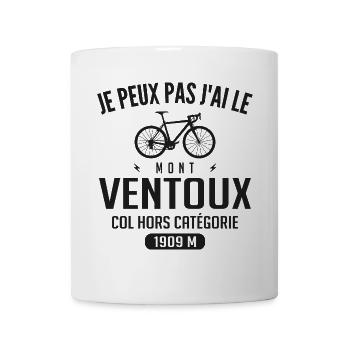 Je Peux Pas J ai mont Ventoux Cadeau Vélo Cycliste - Mug blanc - blanc - Devant