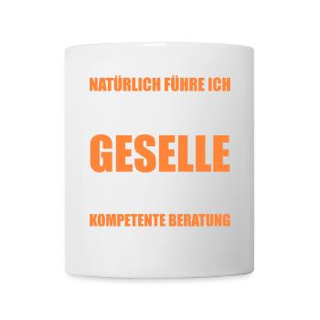 Compagnon Artisanat Certificat de compagnon Cadeau - Mug blanc - blanc - Devant