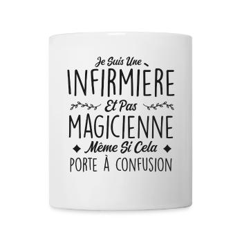 Humour Infirmière - Fête des mères - Mug blanc - blanc - Devant