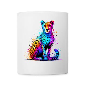 Guépard - Mug blanc - blanc - Devant