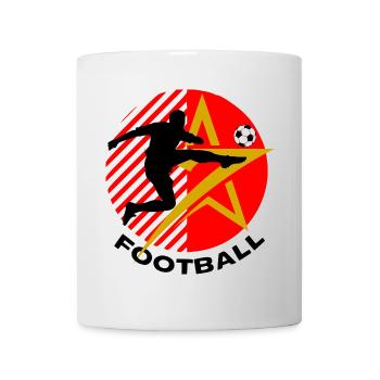 Football - Mug blanc - blanc - Devant