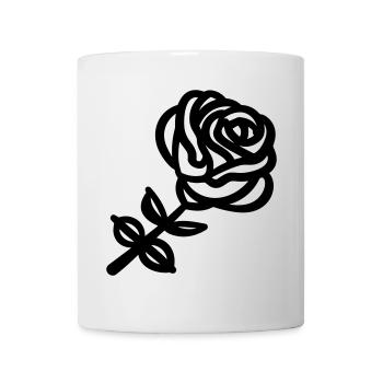 Pink Flower - Mug - white - Front