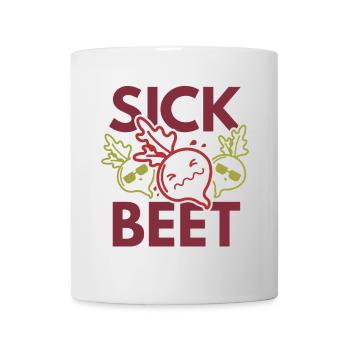 Vegan Sick Of Beet - Mug - white - Front