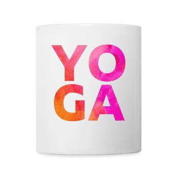 Yoga - Mug blanc - blanc - Devant