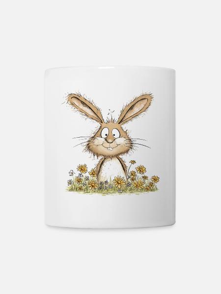 Drolliger Hase I Osterhase Häschen - Tasse - Weiß