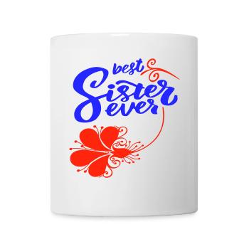Meilleure sœur de tous les temps - Mug blanc - blanc - Devant