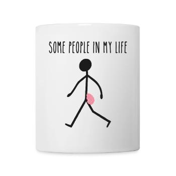 some people in my life - Mug blanc - blanc - Devant