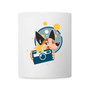 Hundefotograf - Tasse - Weiß - Vorne