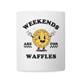 Weekends Are For Waffles - Mug - white - Front
