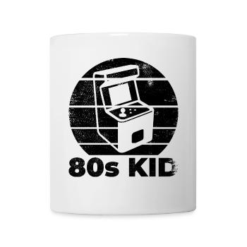 80er Arcade Gaming - Tasse - Weiß - Vorne