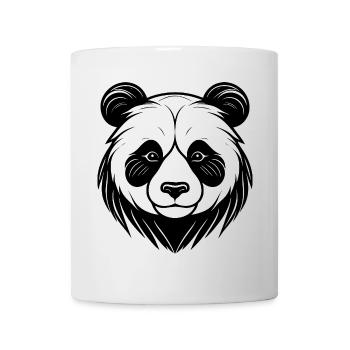 Panda Face Art Design - Mug - white - Front
