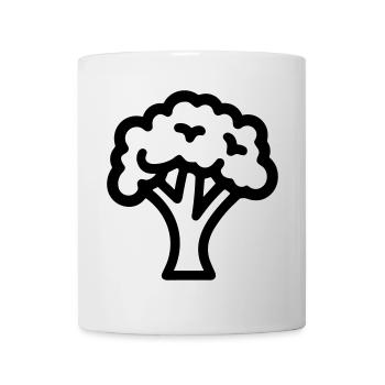 brocoli - Mug blanc - blanc - Devant