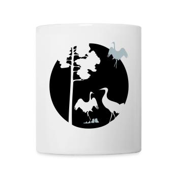 Afrika Kraniche - Tasse - Weiß - Vorne