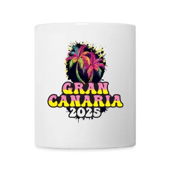 Gran Canaria 2025 Holiday Palm Trees - Mug - white - Front