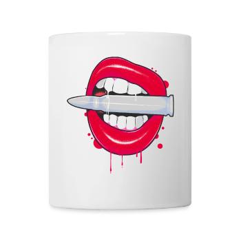 Kiss Kiss Bang Bang - Mug blanc - blanc - Devant