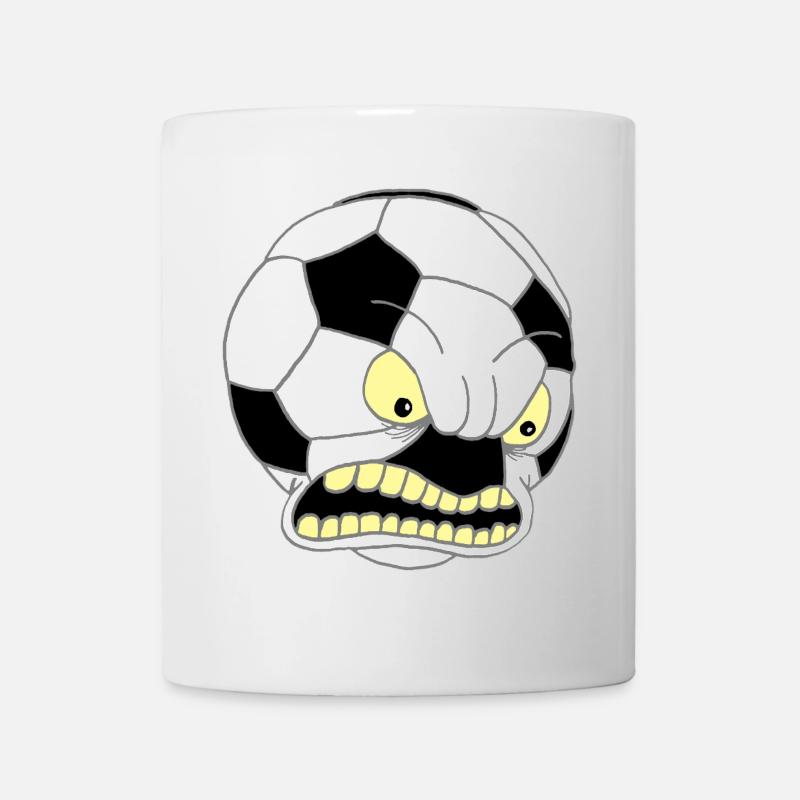 Fußball - Tasse - Weiß
