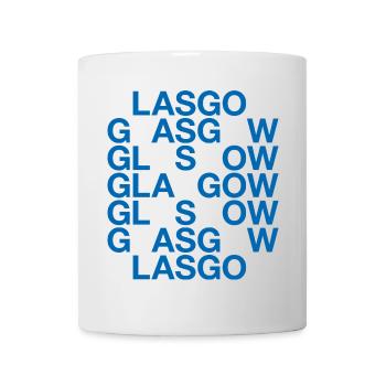 GLASGOW Scotland Flag - Tasse - Weiß - Vorne