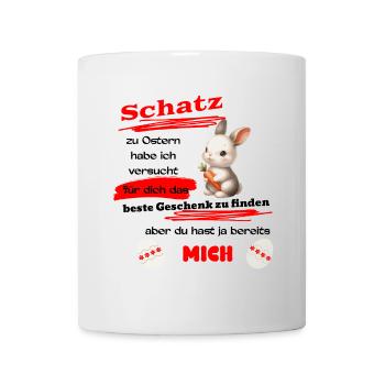 À Pâques ? Moi-même! - Mug blanc - blanc - Devant