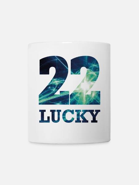 LUCKY22 - Mug - white