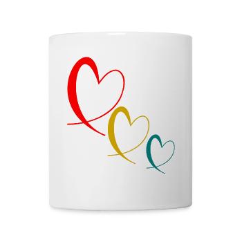 MAMA. MUTTERTAG. SCHÖNEN MUTTERTAG - Tasse - Weiß - Vorne
