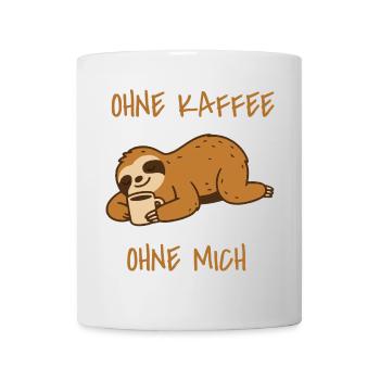 Sloth Without Coffee Without Me - Mug - white - Front
