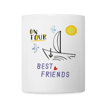 Vacances Meilleurs amis - Mug blanc - blanc - Devant