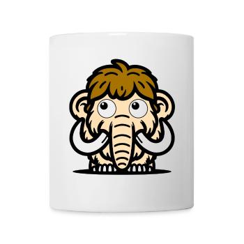 Mammouth - Mug blanc - blanc - Devant