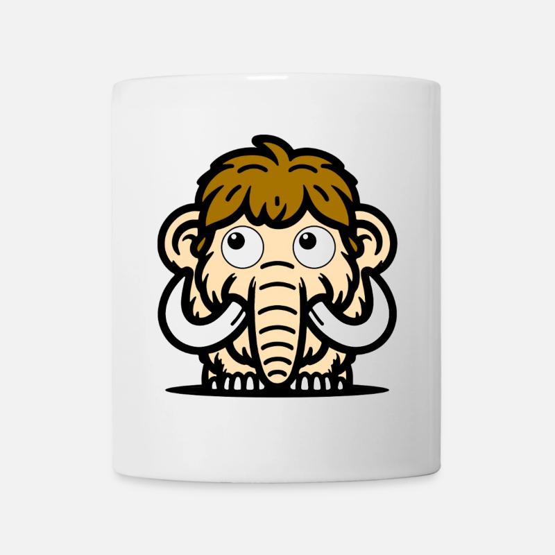 Mammut - Tasse - Weiß