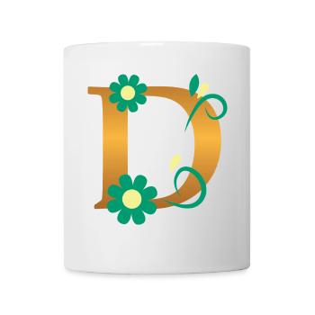 D - Tasse - Weiß - Vorne