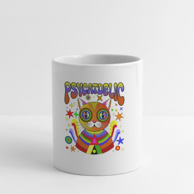 PSYCATDELIC Mug blanc